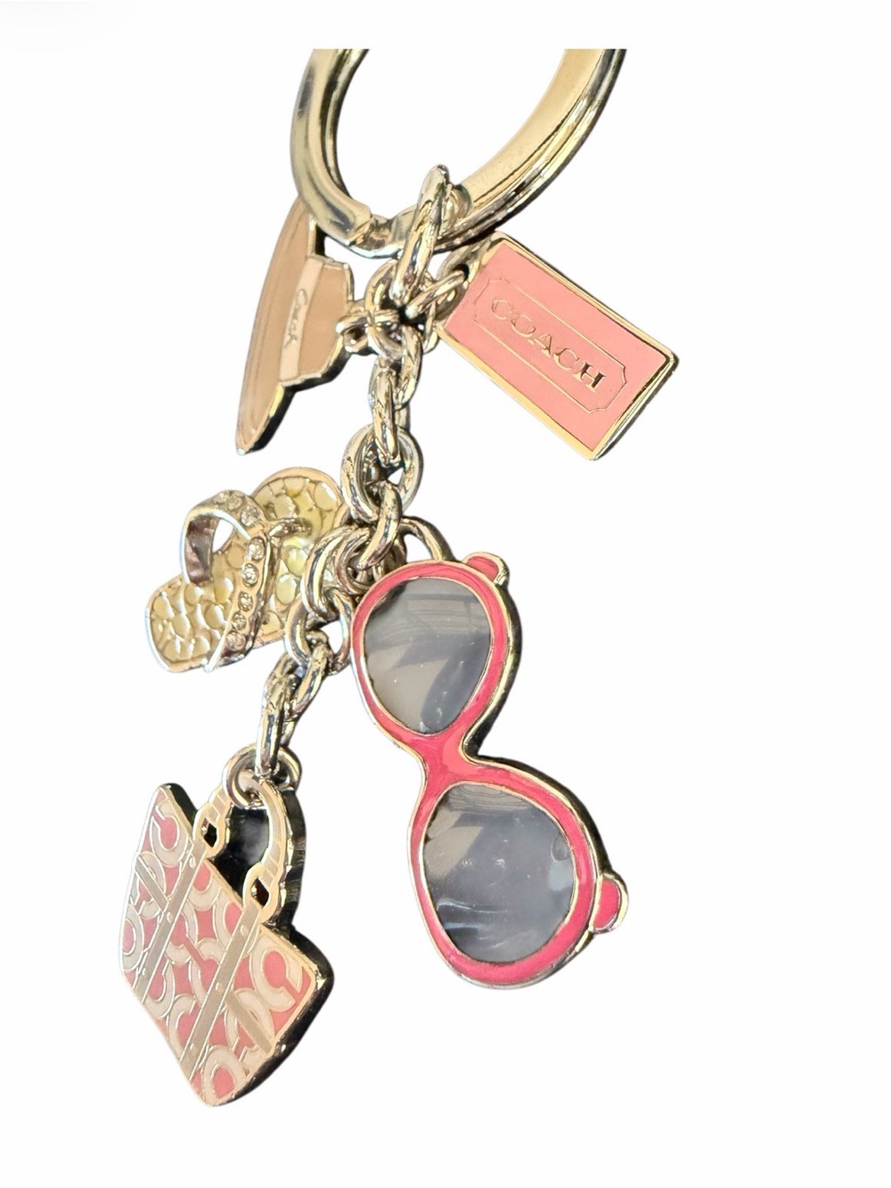 Vintage RARE Coach Classic Charms Keychain